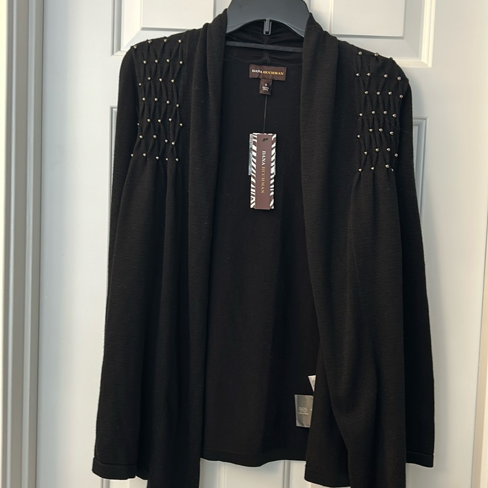 BRAND NEW!!  DANA BUCHMAN cardigan size S